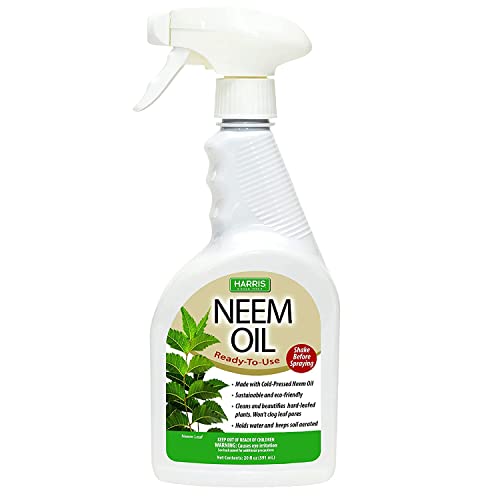 Harris Neem Oil Spray for Plants, Cold Pressed Ready to Use, 20oz - 20.0 ounces