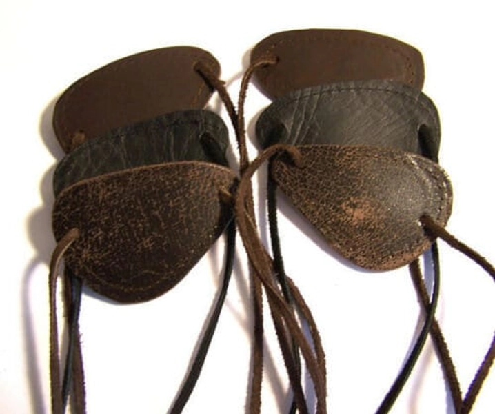 Black Leather Eye Patch Metal Gear Solid Snake Big Boss Cosplay Costume eyepatch - Choose brown, Distressed, or Black - By Darkwear Clothing