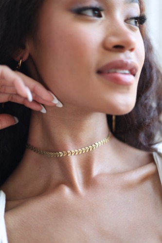 Flourish Choker | Silver
