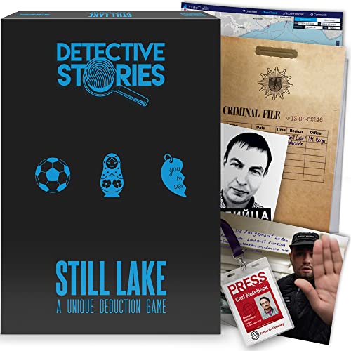 iDventure Detective Stories: Still Lake - Crime escape room game (1-6+ players) - Escape crime game for adults and teenagers - Cold case files for everyone