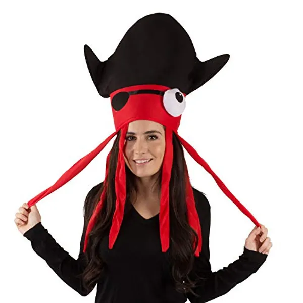 Funny Party Hats Squid Hat - Funny Fun and Crazy Hats in Many Styles