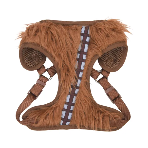 Star Wars Chewbacca Cosplay Dog Harness for Medium Dogs, Medium (M) | Brown Medium Dog Harness is Cute No Pull Dog Harness | Star Wars Merch for Dogs or Star Wars Pet Costume