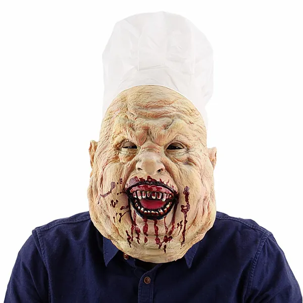 Scary Halloween Masks for Adults, Horror Novelty Realistic Full Head Latex Mask Halloween Costumes Cosplay Props Accessories