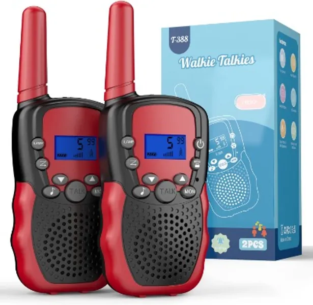 Walkie Talkies for Children, Black, Red