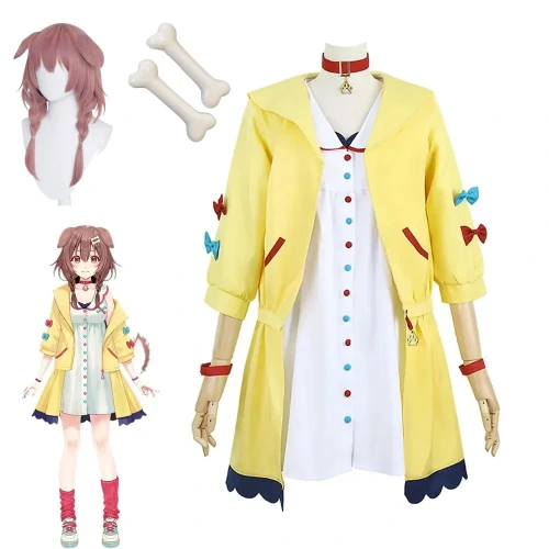 Inugami Korone Cosplay & Wig (Hololive)