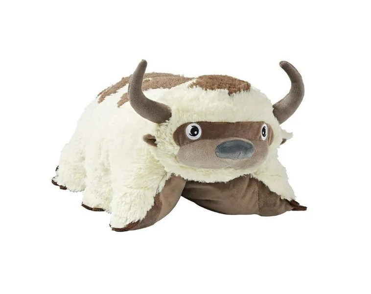 Pillow Pets 16” Appa Stuffed Animal, Nickelodeon Avatar The Last Airbender Plush Toy, White