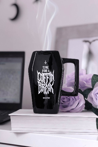 Coffin Break Mug | One Size / Black / 100% Ceramic