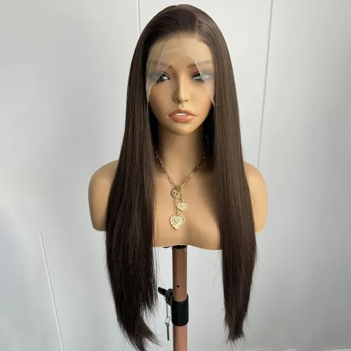 Brown wig