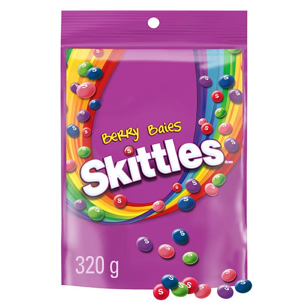Skittles Berry Candy, Mega-Pack, 320g - 320 g (Pack of 1)