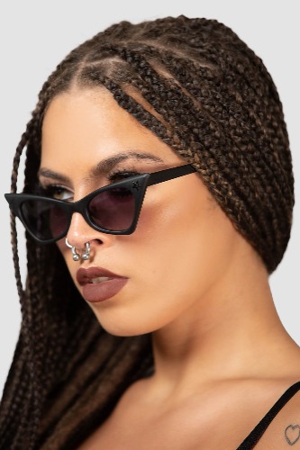 Nyte Sunglasses [B] - One Size / Black / 100% Plastic.