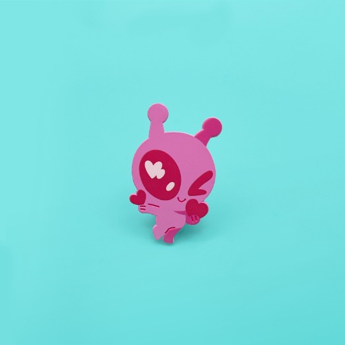 Pink Alien | Enamel Pin
