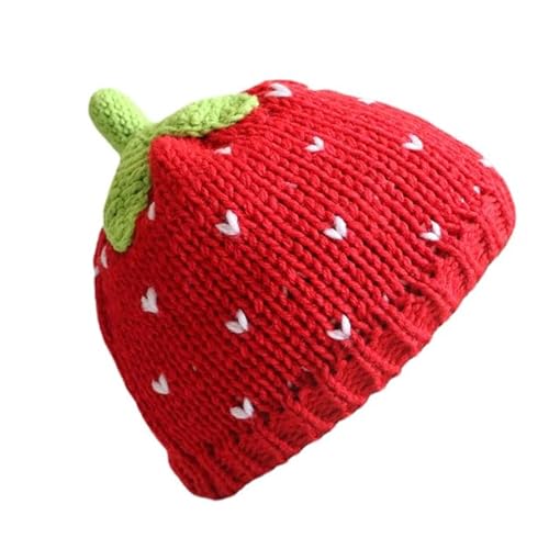 Beanie for Women Strawberry Crochet Hat