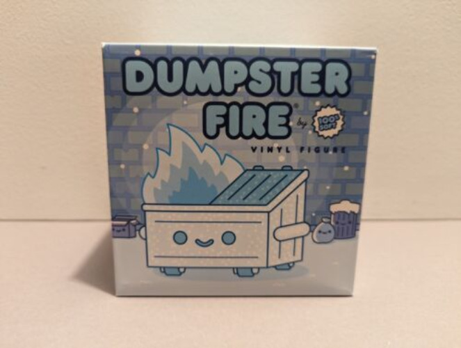 100% Soft Dumpster Fire Frosty Trash Edition - Holiday 2020 Exclusive!  | eBay