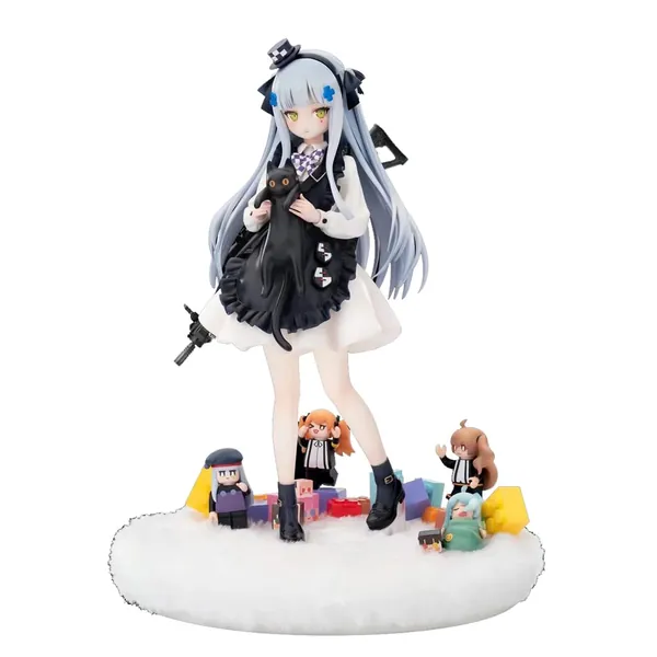 AZIQUAN 21cm Anime Girls Frontline HK416 Figure Black Cat's Gift Otaku Favorite Limited Edition Anime Figure Doll PVC Figure Model Ornaments Toy