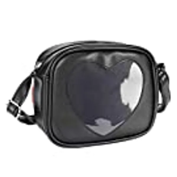 STEAMEDBUN Ita Bag Crossbody Cat Small Ita Purse Pin Display Bag with Insert