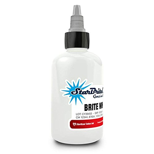 StarBrite Colors Sterilized Tattoo Ink Brite White 4 oz