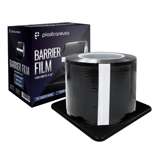 Black Barrier Film, 4 Inch x 6 Inch, 1 Box of 1200 Sheets - 4x6 Inch (Pack of 1200) Black