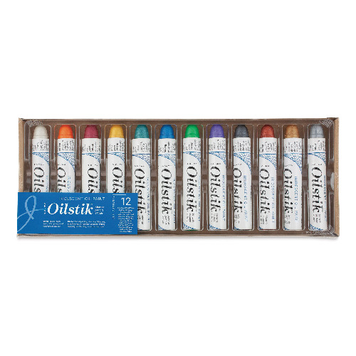 Shiva Oilstik Oil Paint - Iridescent Colors, Set of 12