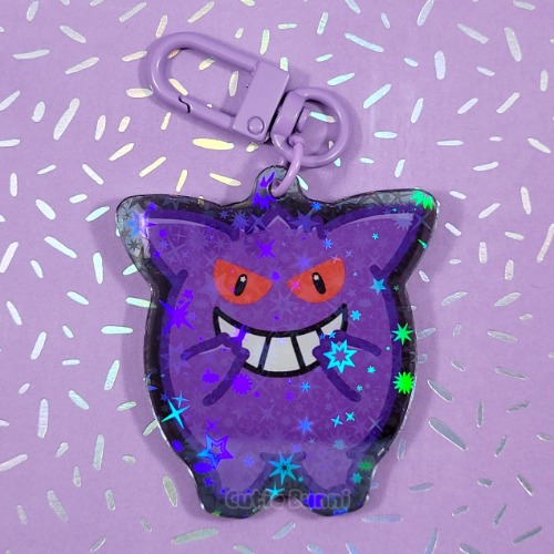 [Pokemon] Gengar Acrylic Charm Keychain