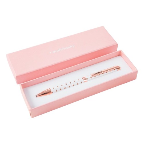 Conquer My Day Ink Pen (with 5-pack ink refill) - Cream White