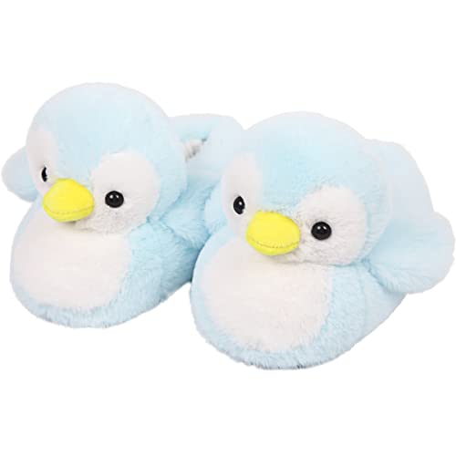 Cute Penguin Animal Slippers  - Light Blue