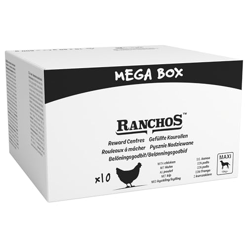Pedigree Ranchos Reward Centre Dog Chew Treat Chicken Maxi 10x80g Mega Box - Maxi