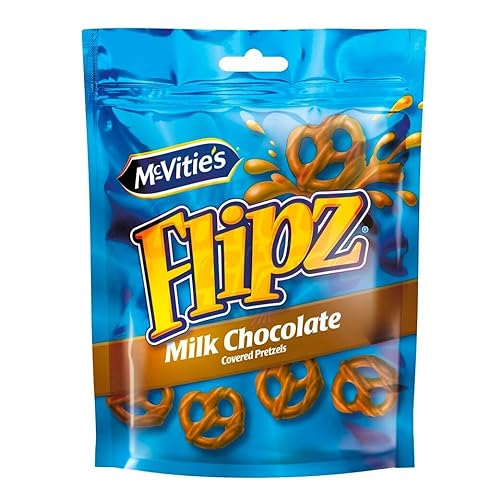 Flipz Milk Chocolate Coated Pretzels, 90 g (Pack of 6)