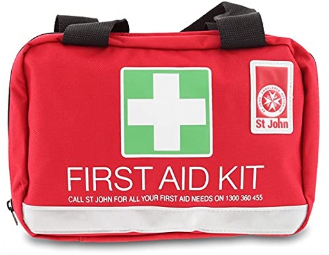 St John Ambulance Australia Small Leisure First Aid Kit, Red - Red