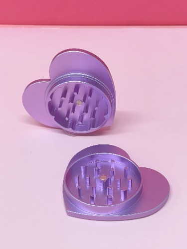 2-PIECE HEART GRINDER - PURPLE