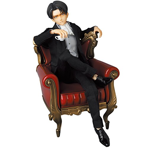 Shingeki no Kyojin - Levi - Real Action Heroes #697 - 1/6 - Suit Ver. (Medicom Toy)　 - Pre Owned