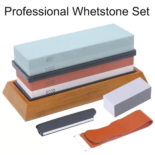 Japanese Whetstone Set 400/1000 & 3000/8000