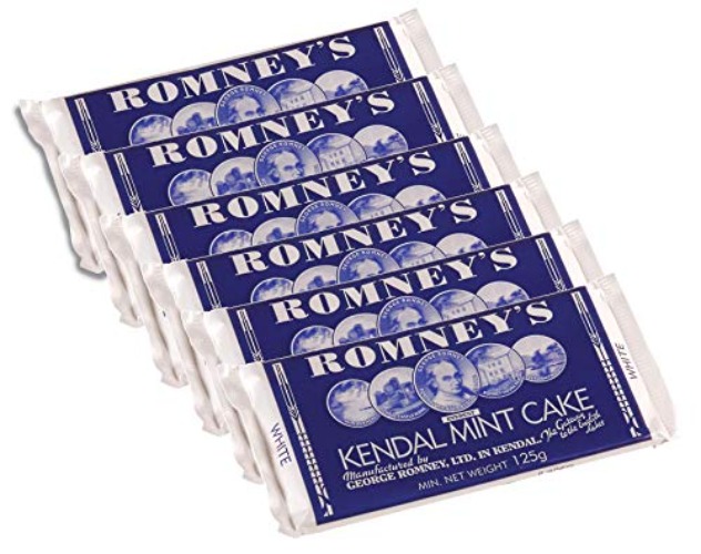 Romneys Kendal Mint Cake 125 g (Pack of 6)