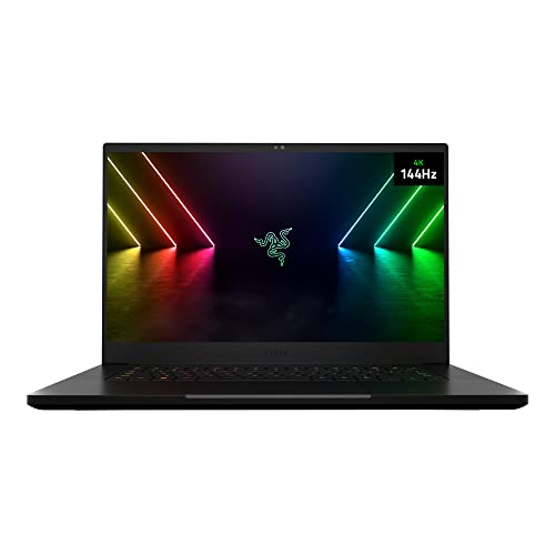 Razer Blade 15 Gaming Laptop: NVIDIA GeForce RTX 3080 Ti - 12th Gen Intel 14-Core i9 CPU - 15.6” 4K UHD 144Hz - 32GB DDR5 RAM, 1TB PCIe SSD - Windows 11 - CNC Aluminum - Chroma RGB - Thunderbolt 4 - Intel 12th Gen - 32 GB - 1 TB - RTX 3080 Ti - UHD 144Hz
