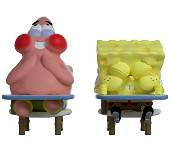 Youtooz Whats Funnier Than 24, 4" inch Vinyl Figure, Collectible Spongebob and Patrick from Funny Internet Meme What's Funnier Than 24 by Youtooz Spongebob Squarepants Collection - What's Funnier Than 24