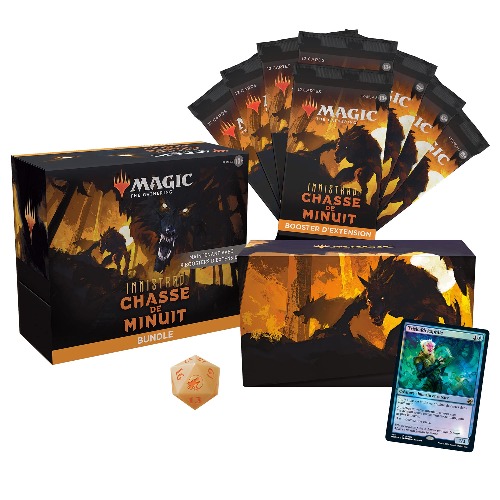Magic The Gathering- Bundle Innistrad : Chasse de Minuit, 8 boosters d'extension & Accessoires