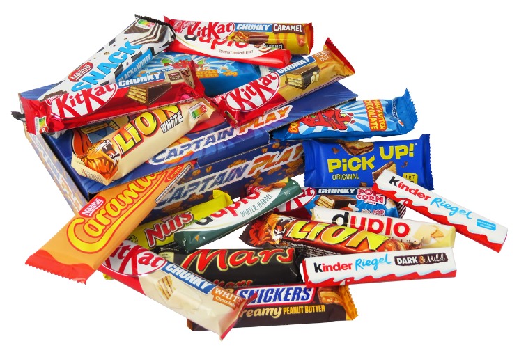 Assortiment de Barre au chocolat (20 pièces)