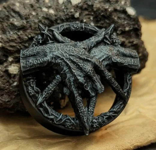 Hands of Baphomet - Double Flared Ear Plugs