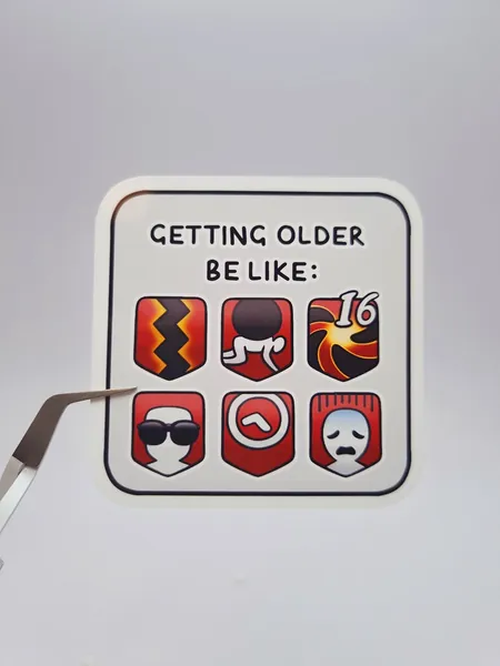 FFXIV Real Life Debuffs Sticker