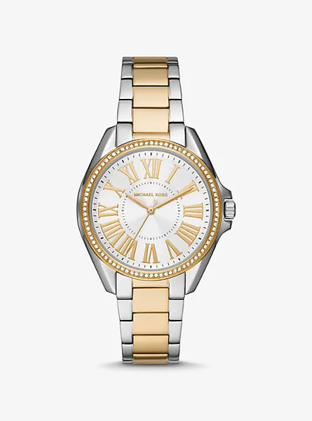 Kaycie Pavé Two-Tone Watch