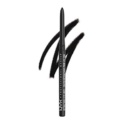 NYX PROFESSIONAL MAKEUP Mechanical Eyeliner Pencil, Black - Black - 1 Count (Pack of 1)