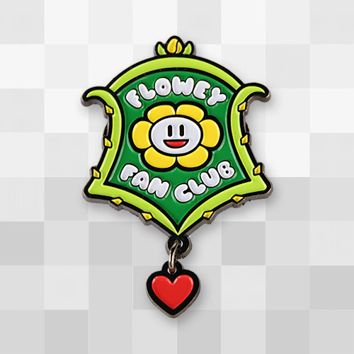Flowey Fan Club Lapel Pin | Default Title