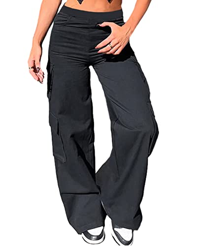 Highwaist Cargopants Black