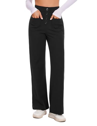 High Waist Pants Black