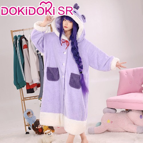 DokiDoki Genshin Impact Cosplay Raiden Shogun Sleepwear Pajamas