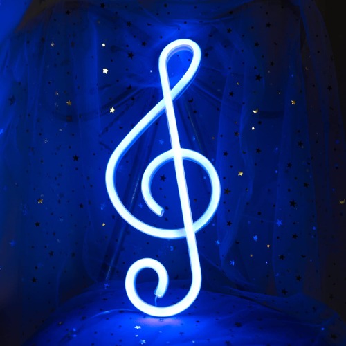Neon Lights LED Musical Note USB