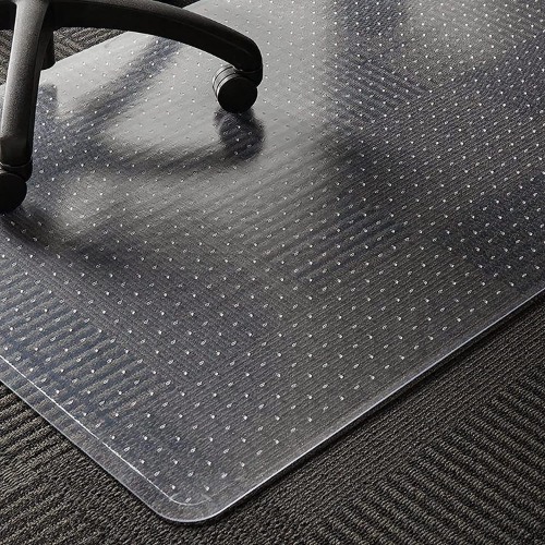 YESDEX Chair Mat for Carpet, Office Floor Mat Carpet Protector,120x90CM Anti-Slip Desk Chair Mat, Study Gaming Chair Floor Protector,Large Computer Chair Mat Clear, Compatible for Desks,Office Chairs,Gaming Chairs,Computer Chairs