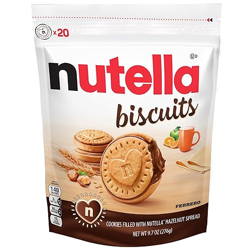 Nutella Biscuits, 20 Count Cookies, 9.7 Ounce