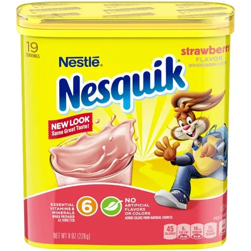 Nesquik Strawberry Powder Drink Mix 9.38oz - 8 Ounce (Pack of 1)