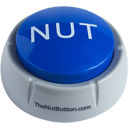 The Nut Button Toy - When Memes Become Reality | Meme Gag Gift for him Boyfriend Husband Friend | Hilarious Funny Prank Buzzer for Holiday & Christmas | Silly Easy to use | Press Button That says NUT - 