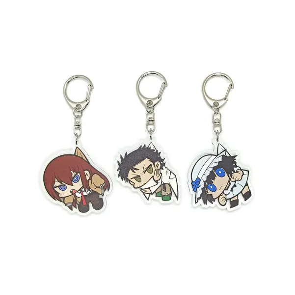EBTY-Dreams Inc. - Set of 3 Steins Gate Acrylic Keychain Rintarou Okabe, Kurisu Makise, Mayuri Shiina v2 - 